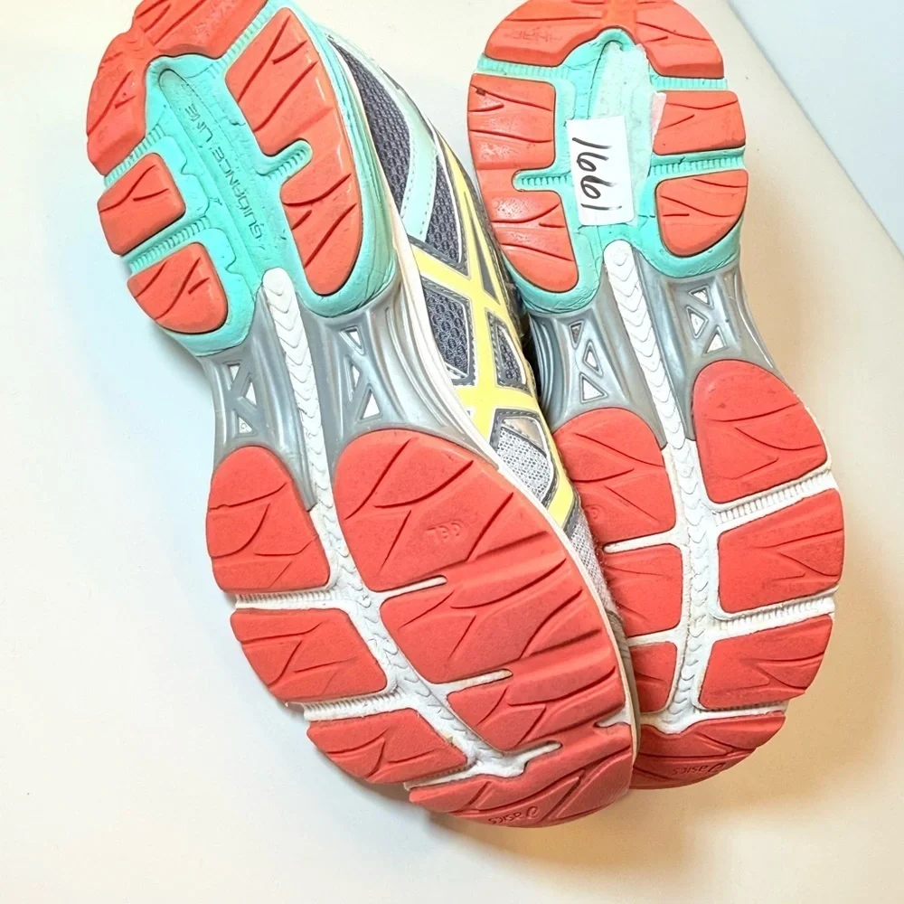 ASICS Women's Running Shoes - Gray and Mint 8.5